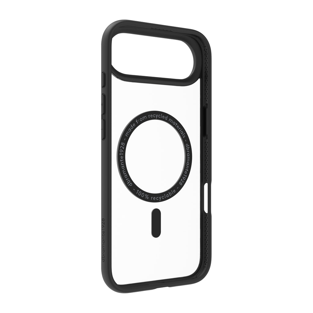 Coque iPhone Air MagSafe - DBRAMANTE1928 - Noir Transparent