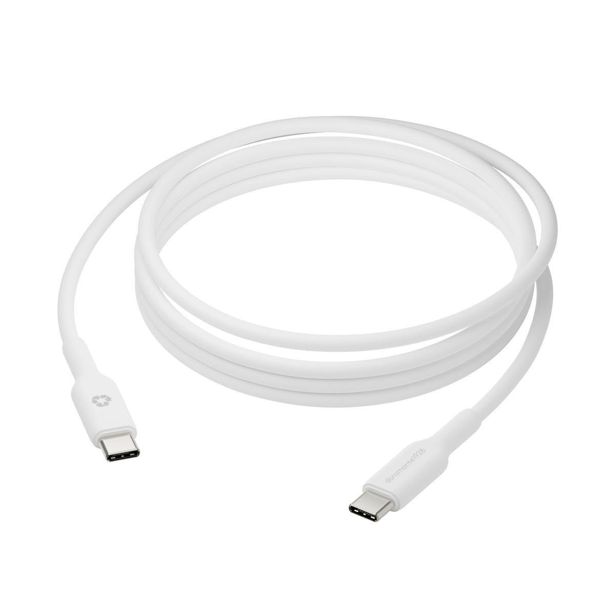 Câble USB-C vers USB-C 2m blanc - DBRAMANTE1928