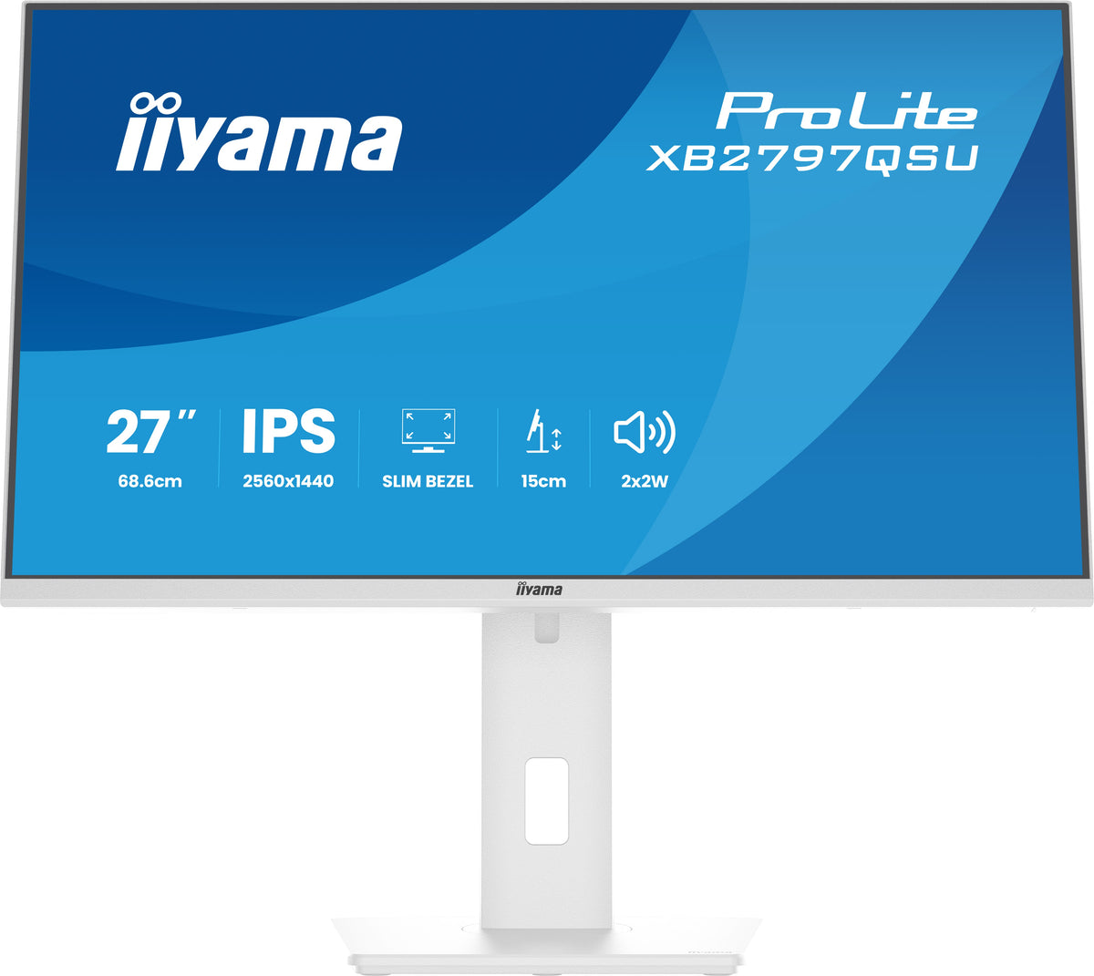Écran LED 27" QHD IPS iiyama ProLite XB2797QSU-W1