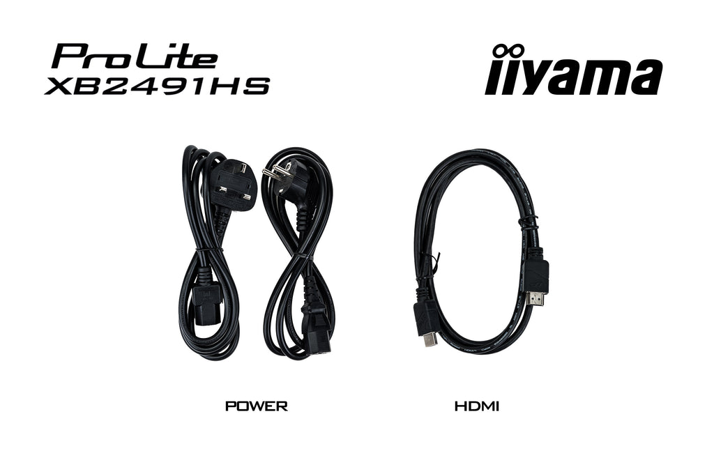 Écran LED IIYAMA 24" Full HD 120Hz - ProLite XB2491HS-B1