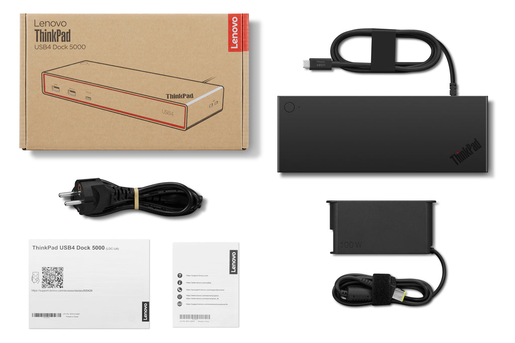 Station d'accueil Lenovo ThinkPad 5000 USB4 - 2 écrans 4K