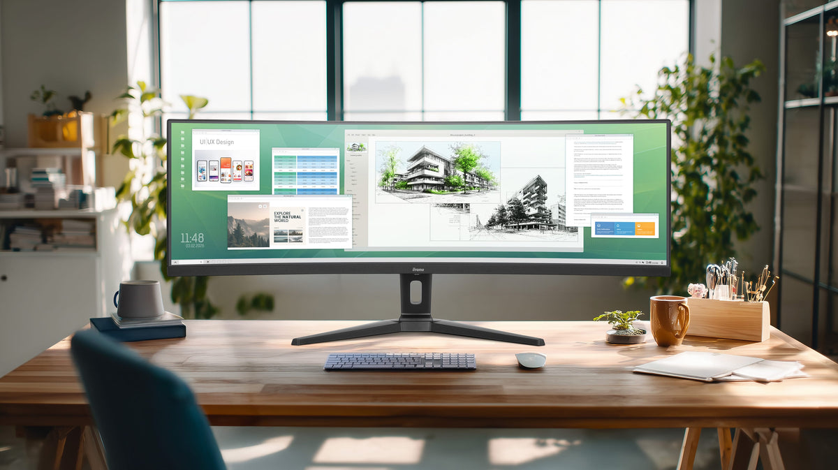 Écran incurvé IIYAMA 45" Dual Quad HD - 75 Hz