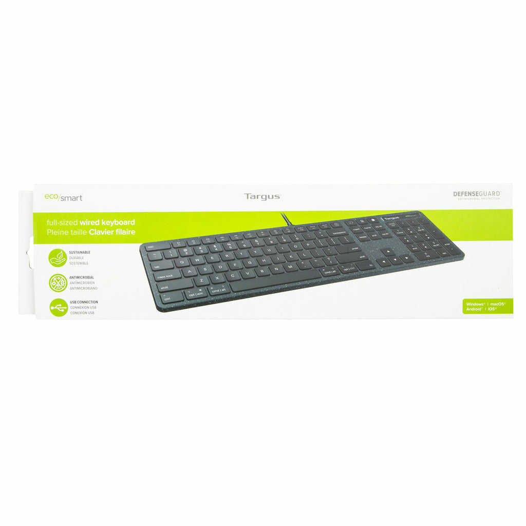 Clavier filaire Targus EcoSmart™ Grande Taille - UK