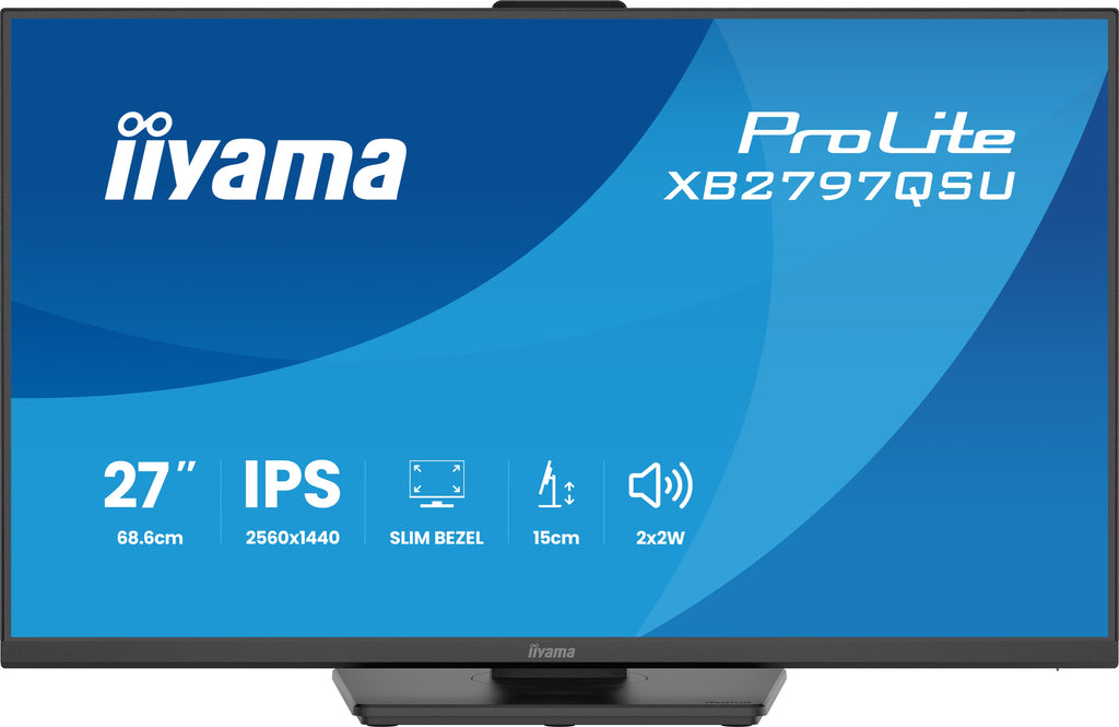 Écran LED IIYAMA 27" QHD - 75Hz - IPS - 1ms