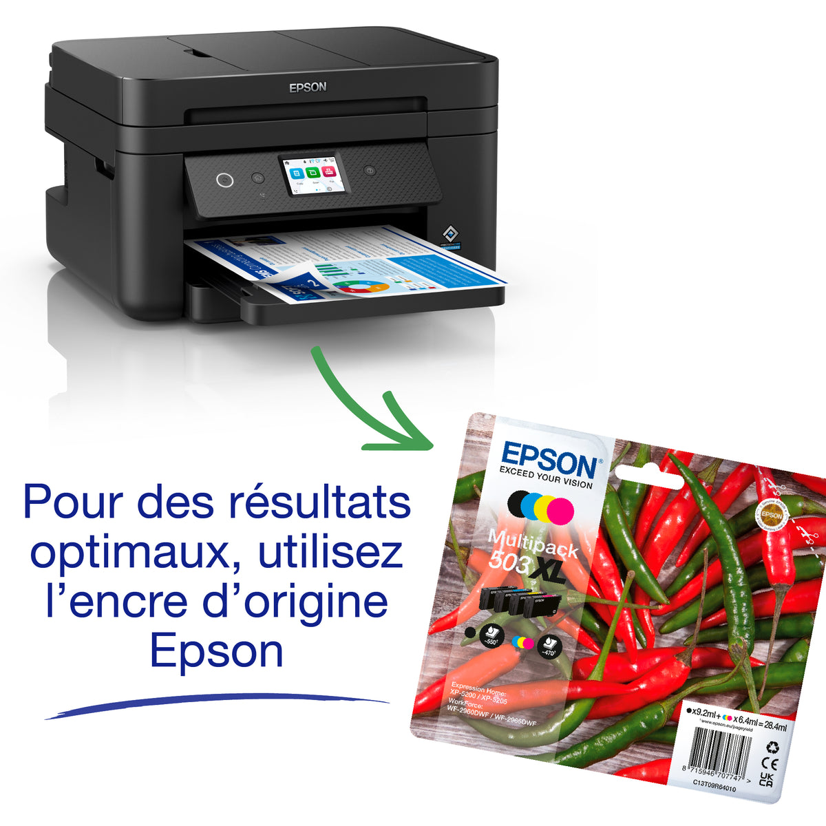 Epson WF-2960DWF imprimante multifonctions A4 couleur