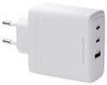 Adaptateur secteur 100W 3 ports USB-C/USB blanc