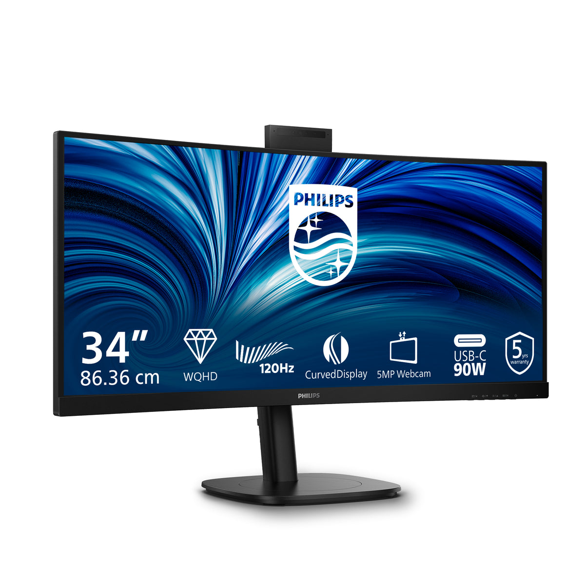PHILIPS 34B2U3600CH écran incurvé 34" WQHD 120Hz