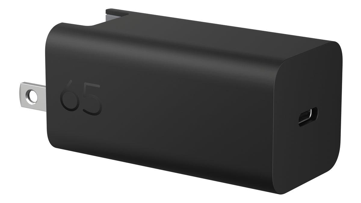 Chargeur HP 65W GaN pour PC portable - Rapide et compact