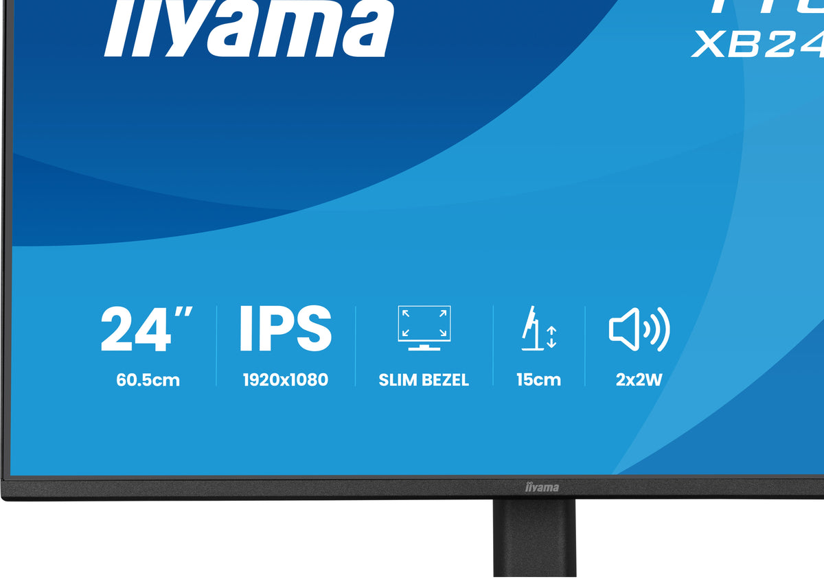 Écran LED IIYAMA 24" Full HD 120Hz - ProLite XB2491HS-B1
