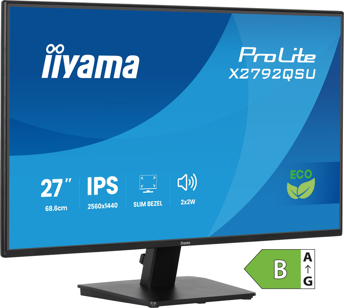 Écran LED 27" WQHD IPS iiyama ProLite X2792QSU-B1