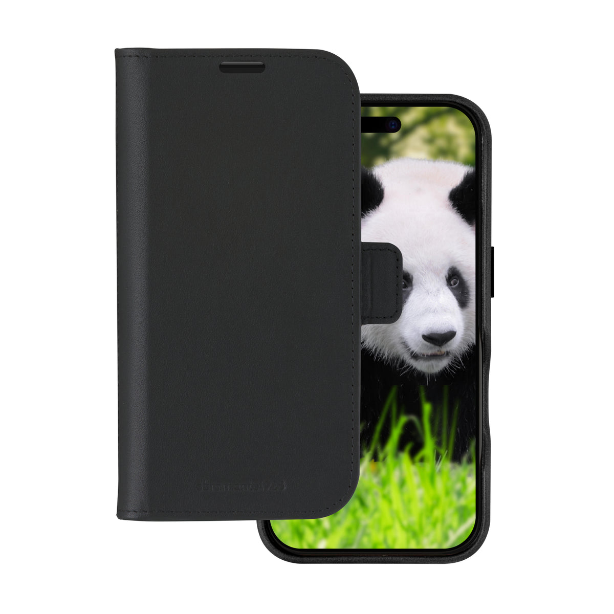 Étui iPhone 16 MagSafe cuir noir - DBRAMANTE1928
