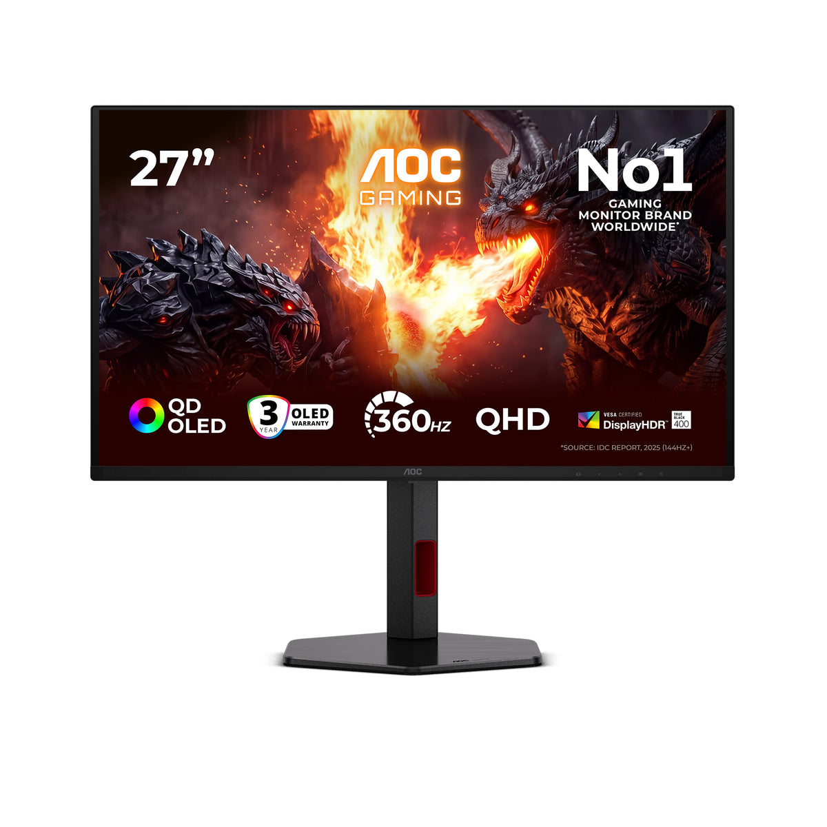 AOC G4 Series OLED 27" QHD 360Hz - Moniteur Gaming