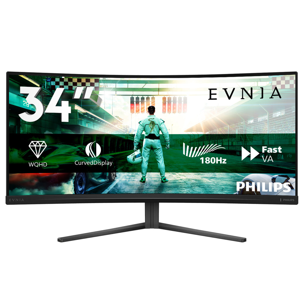 Philips Evnia 3000 34" Écran Gaming Incurvé 180Hz WQHD