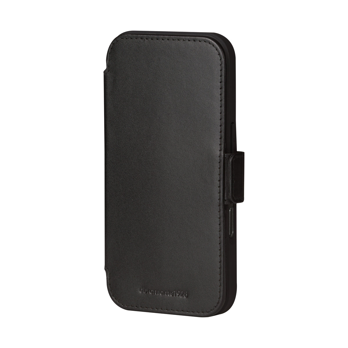 Étui iPhone 17 cuir pleine fleur noir DBRAMANTE1928