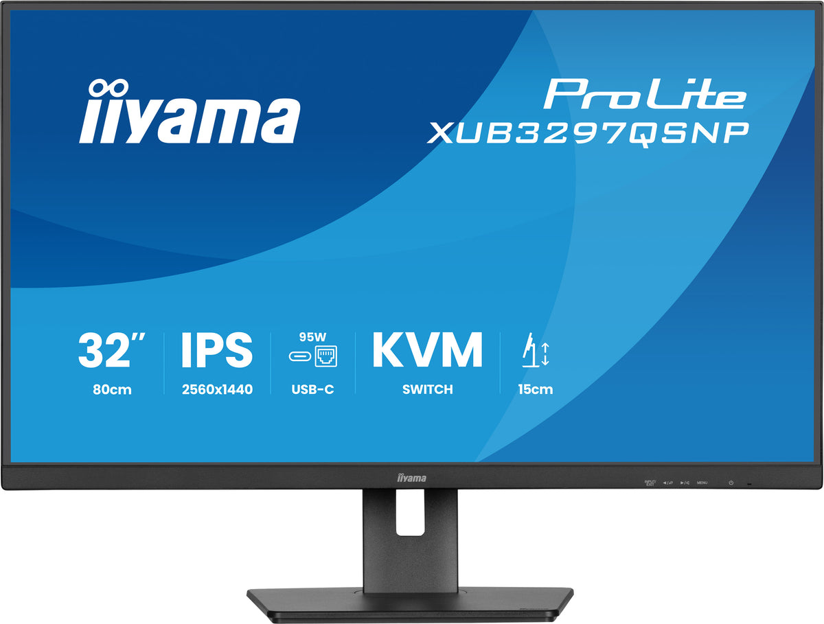 Écran LED IIYAMA 32" QHD 100Hz IPS - ProLite XUB3297QSNP-B1