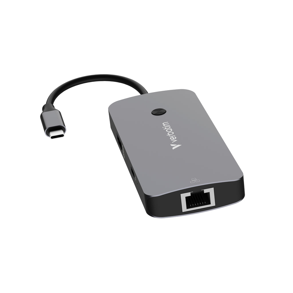 Concentrateur Verbatim CMH 05 - HDMI, USB-C, Ethernet | Hub polyvalent