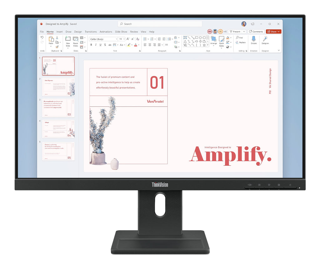 Écran LED 24" Full HD 100Hz IPS - Lenovo ThinkVision E24-40