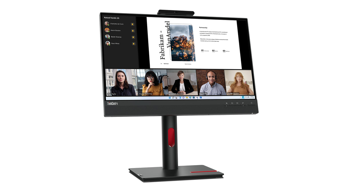 Écran tactile Lenovo 22" Full HD - IPS - HDMI/DisplayPort