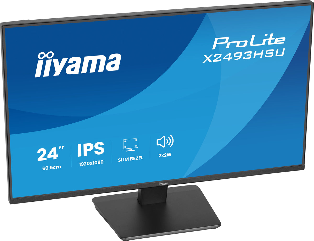 Écran LED IIYAMA 24" Full HD 120Hz IPS - ProLite X2493HSU-B1