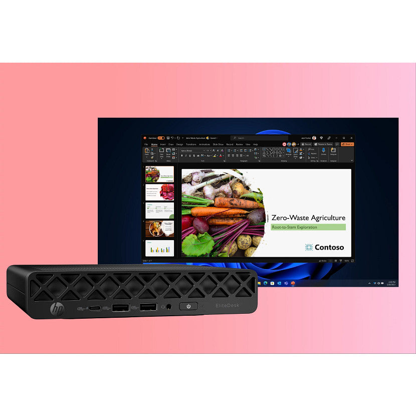 HP EliteDesk 8 G1i - Mini PC AI Core Ultra 7 | 16 Go RAM | 512 Go SSD
