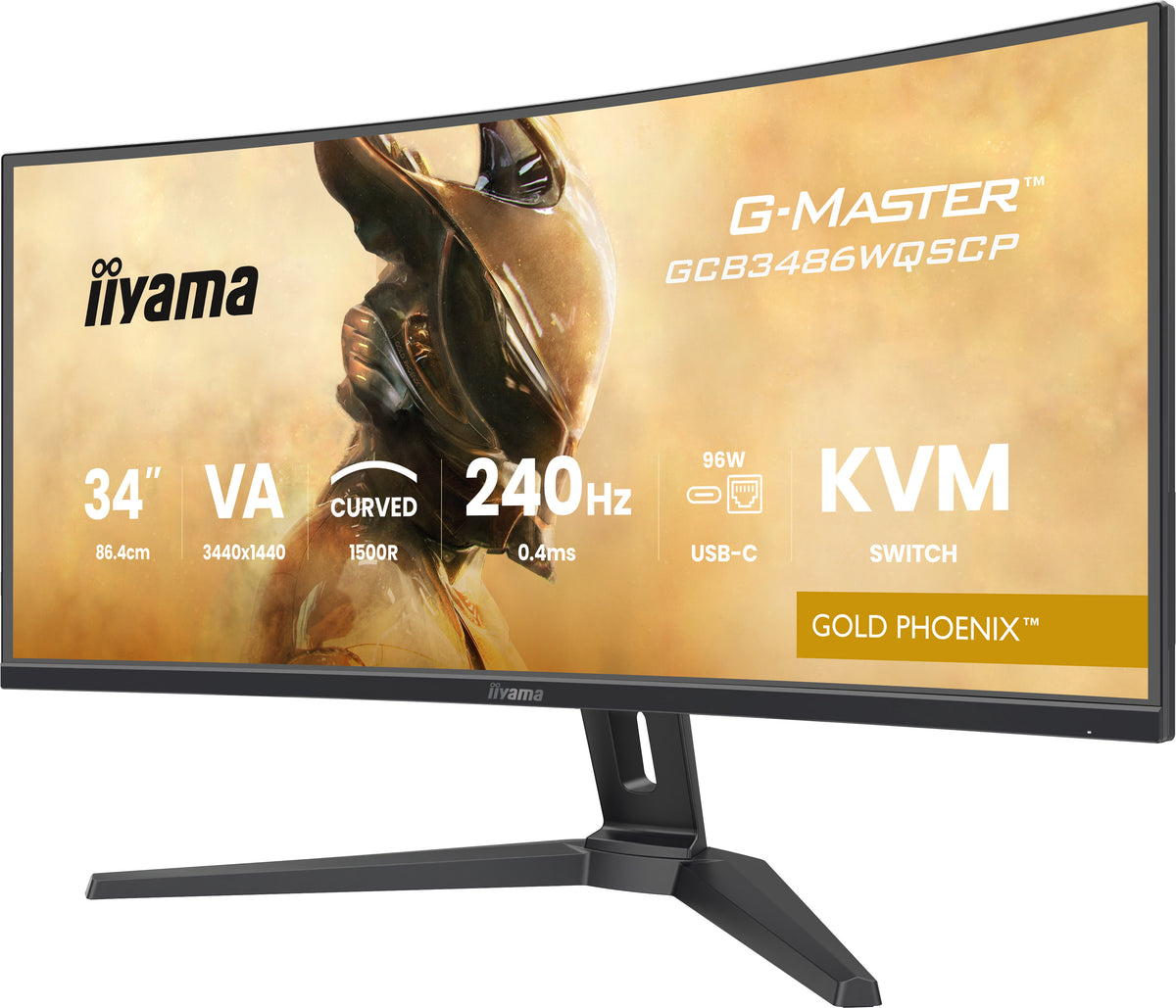IIYAMA G-MASTER Gold Phoenix 34" 240Hz UWQHD - Écran Gaming