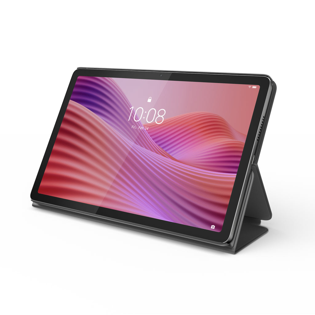 Étui rabat Lenovo gris luna pour tablette Tab