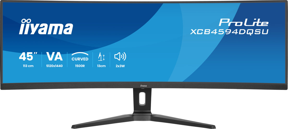Écran incurvé IIYAMA 45" Dual Quad HD - 75 Hz