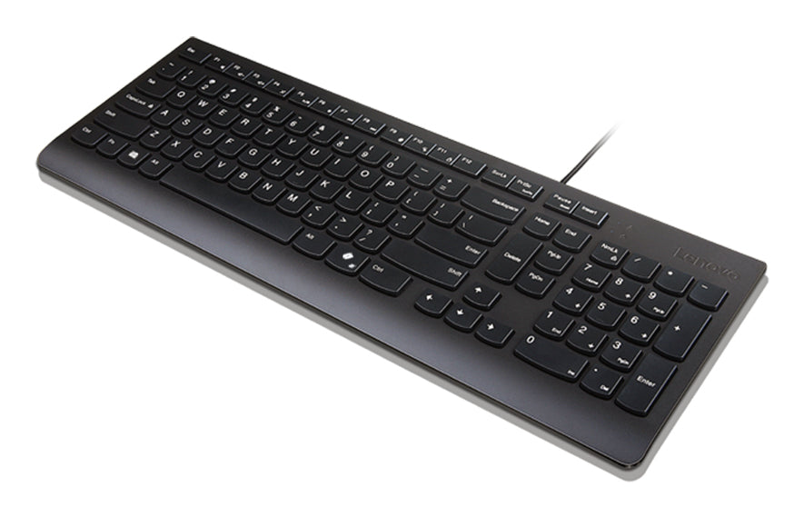 Clavier Lenovo AZERTY français noir boîtier marron