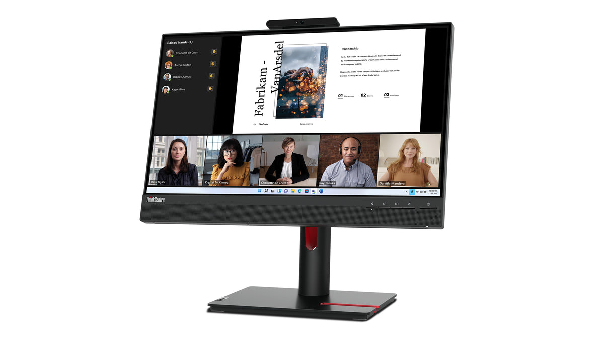 Écran LED 22" Lenovo Full HD IPS - HDMI/DisplayPort