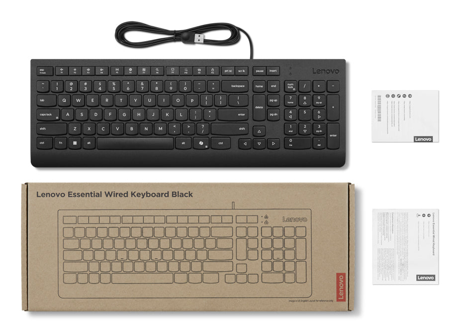 Clavier Lenovo Essential pour ThinkPad T16 Gen 4 - USB QWERTY US