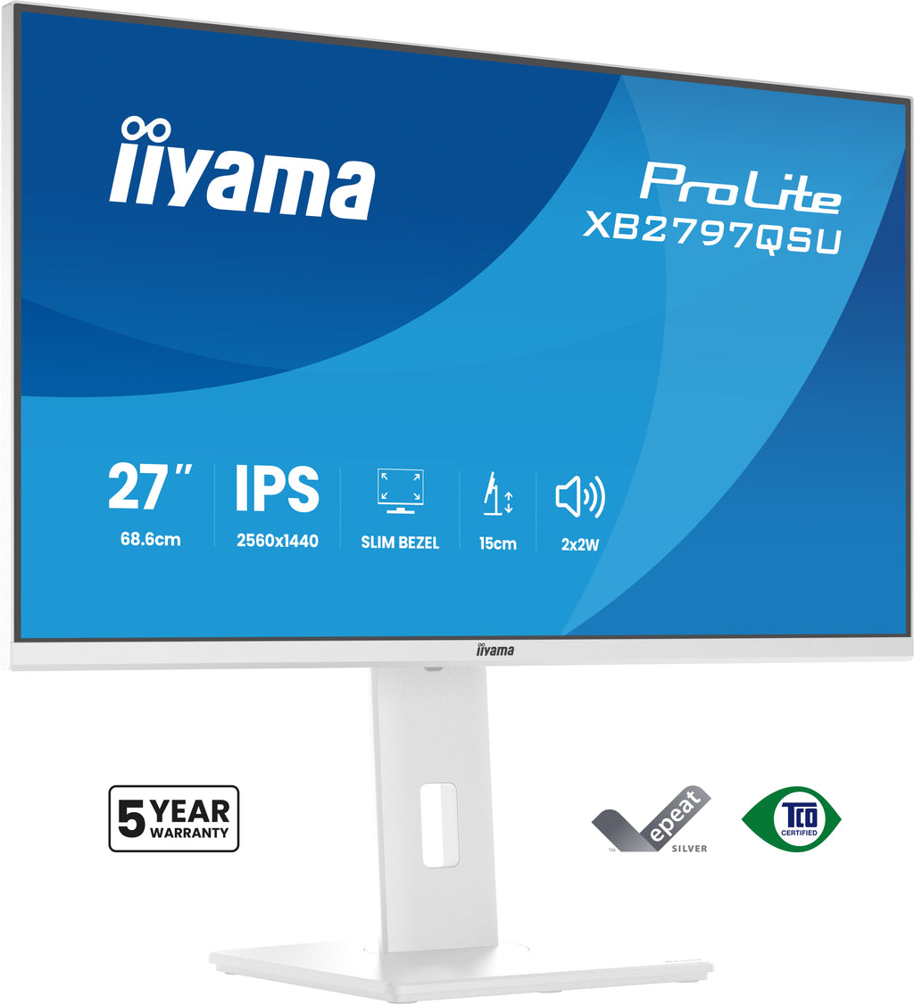 Écran LED 27" QHD IPS iiyama ProLite XB2797QSU-W1
