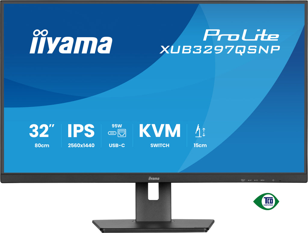 Écran LED IIYAMA 32" QHD 100Hz IPS - ProLite XUB3297QSNP-B1