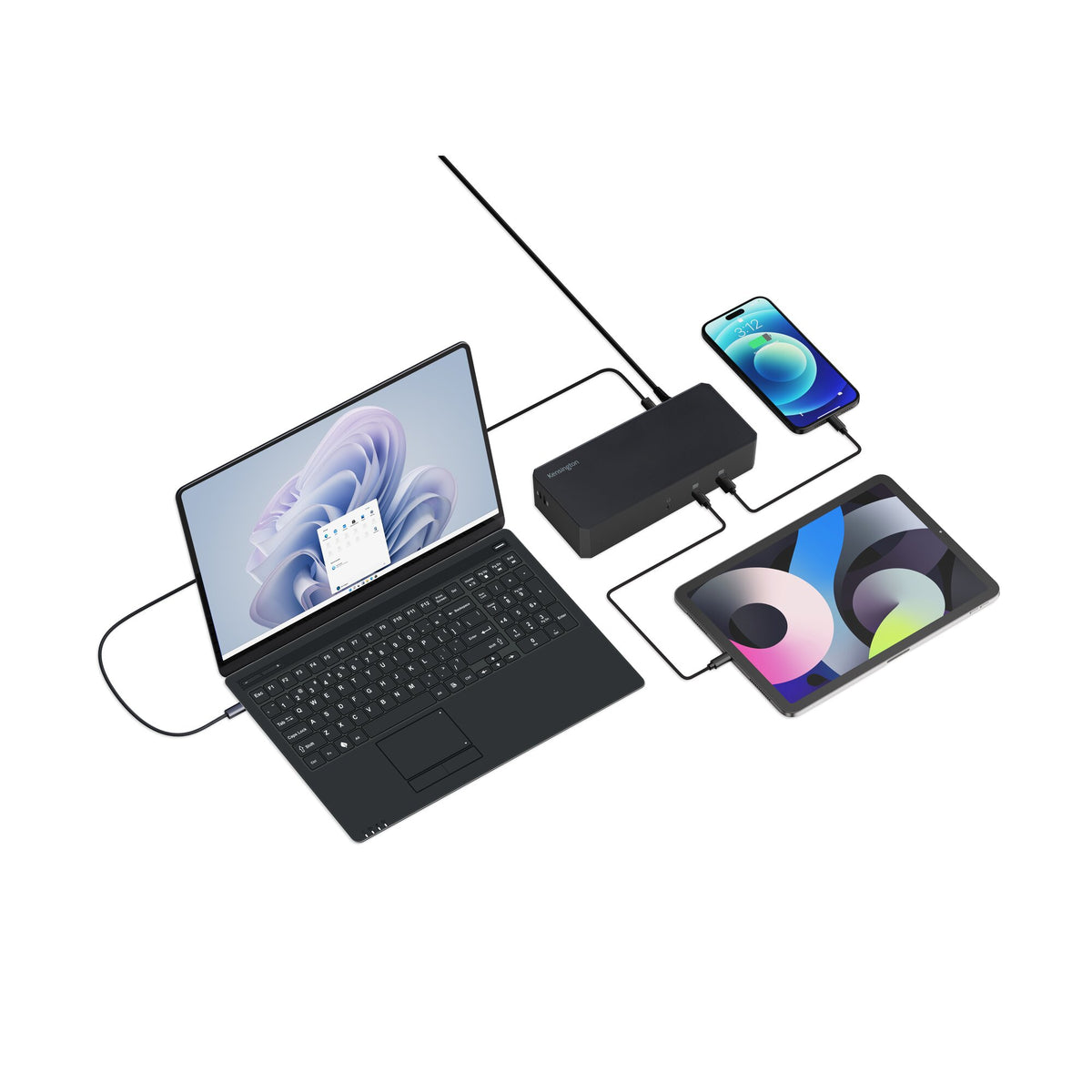 Station d'accueil USB-C 4K Kensington SD4843P EQ