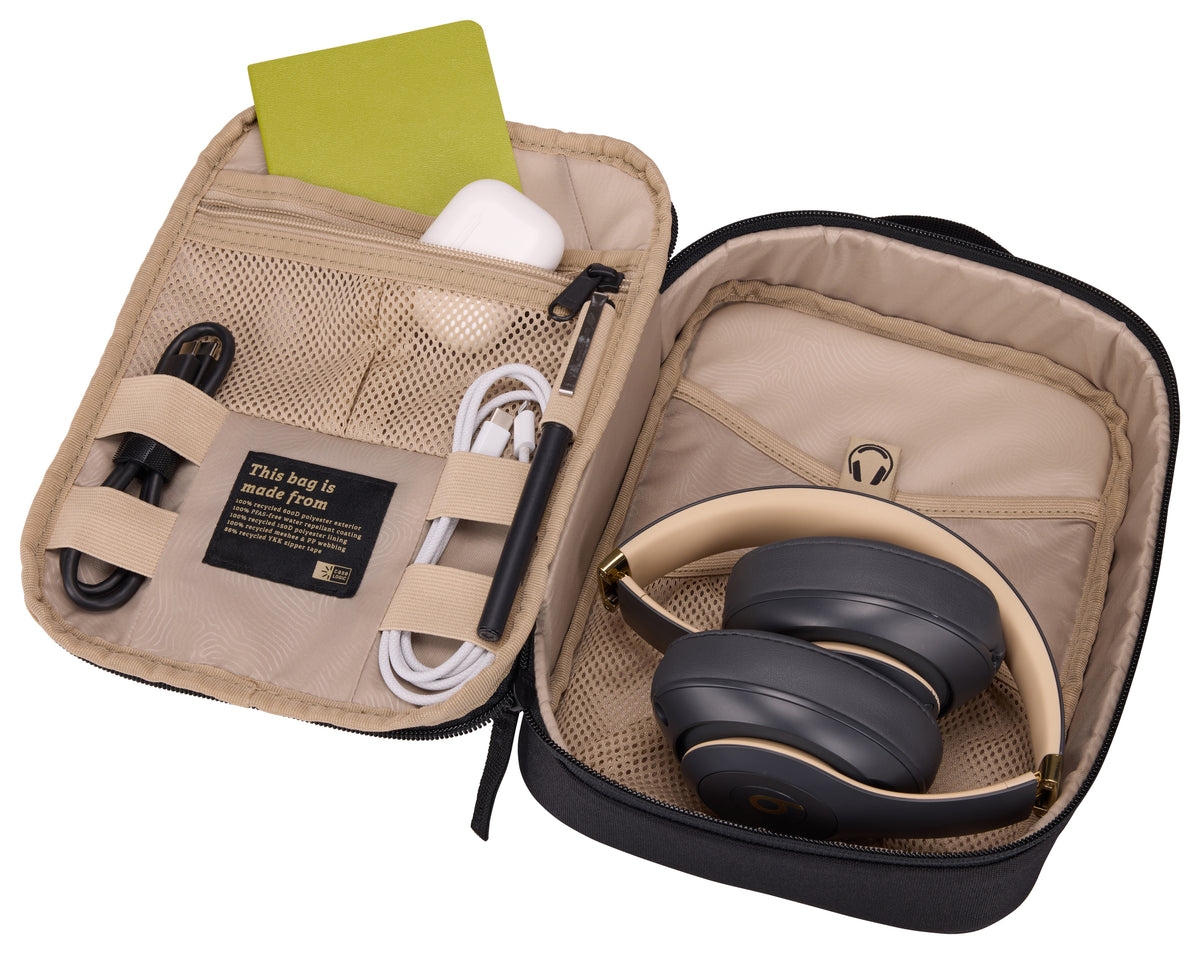 Boîtier accessoires polyester 600D noir - CASE LOGIC