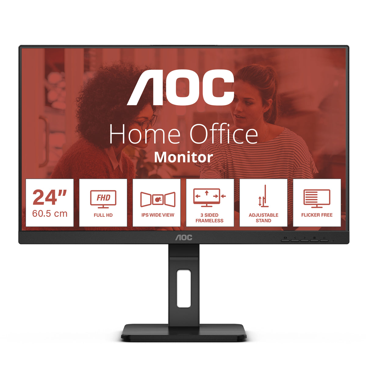 AOC 24E3QAF - Écran LED 24" Full HD 75Hz - IPS