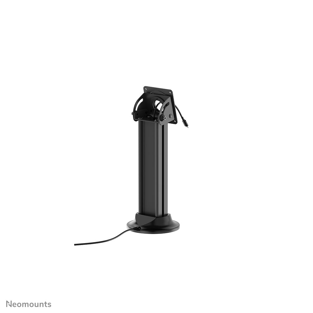 Pied tablette acier noir - Neomounts DS15-632BL1 - Compatible tous modèles