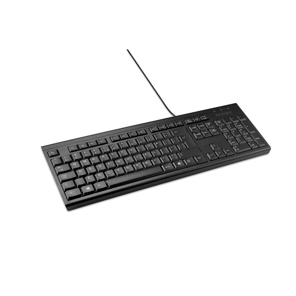 Clavier Kensington KB100 EQ AZERTY USB Noir - Full Size