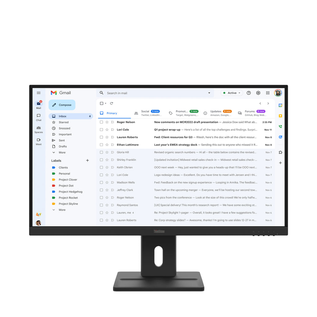Écran Lenovo ThinkVision E27-40 27" Full HD IPS - Offre