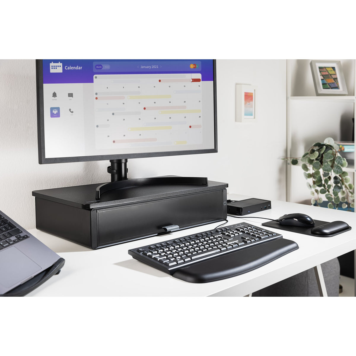 Clavier Kensington KB100 EQ AZERTY USB Noir - Full Size