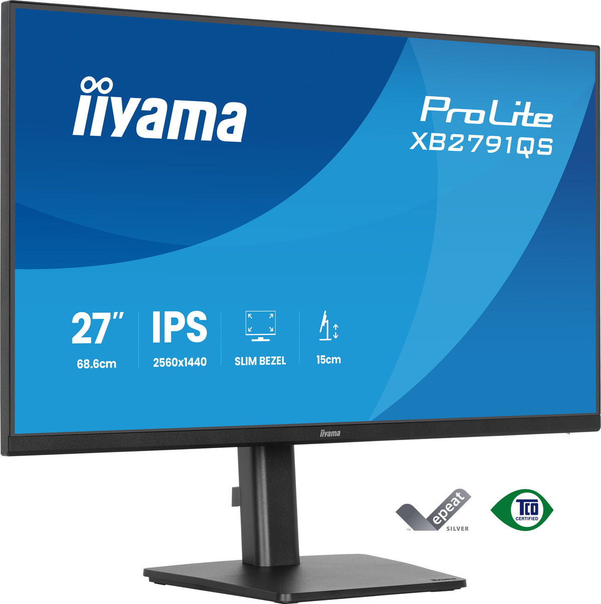 Écran LED 27" QHD 75Hz IPS - iiyama ProLite XB2791QS-B1