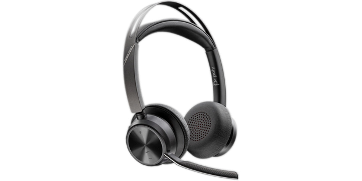 HP Poly Voyager Focus 2 : Micro-casque Bluetooth pro certifié Zoom