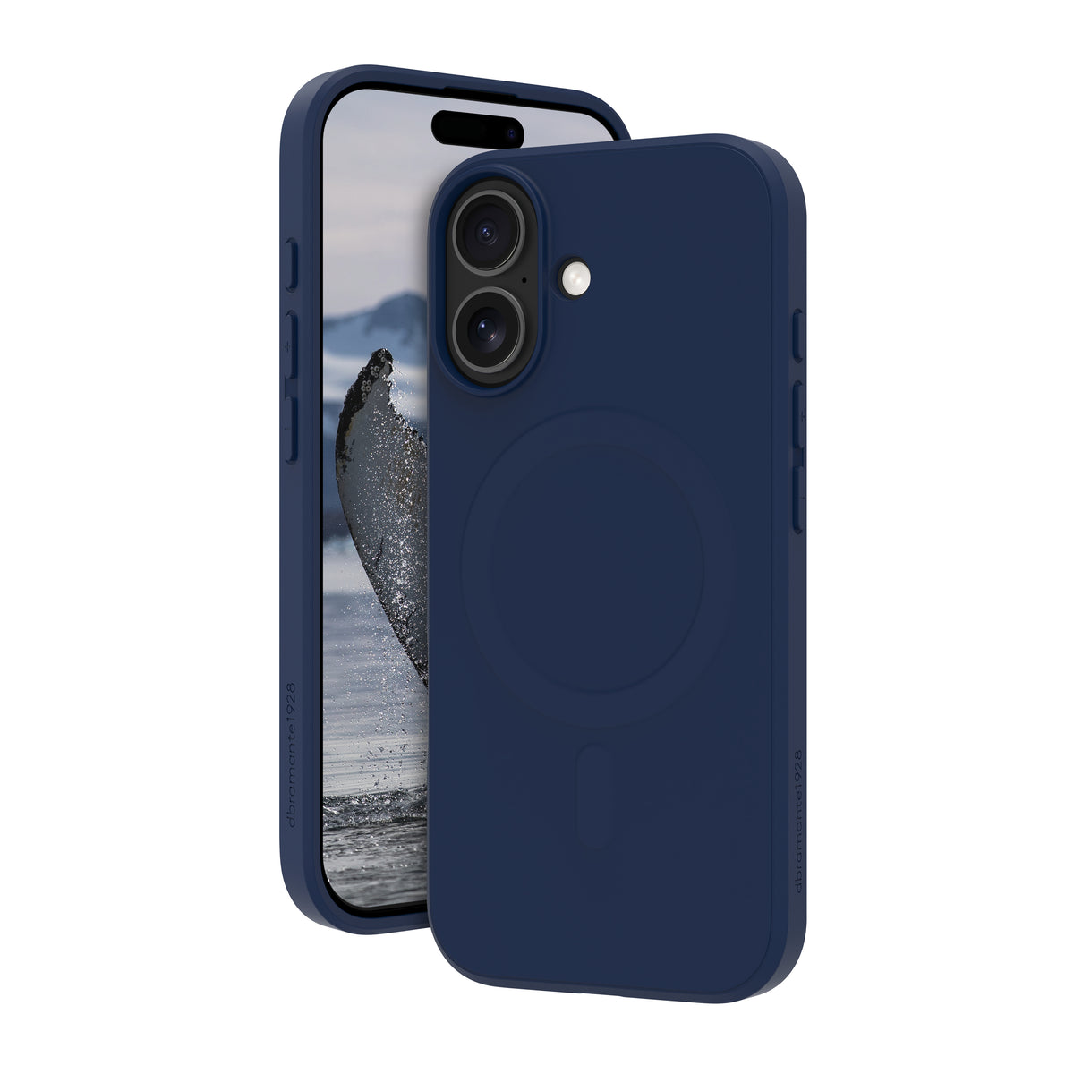 Coque iPhone 17 bleu Pacifique MagSafe DBRAMANTE1928