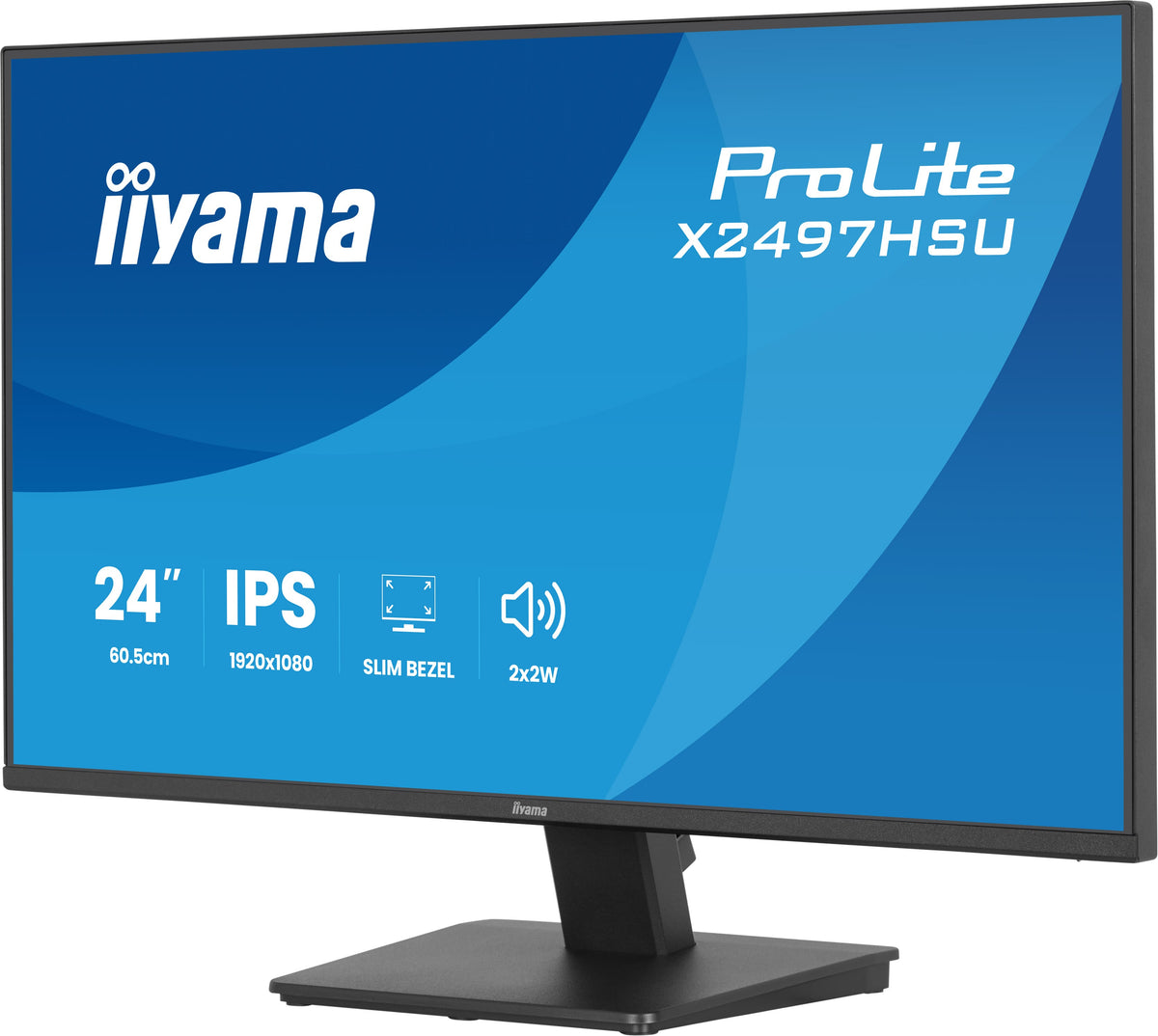 Écran LED iiyama 23.8" Full HD 120Hz IPS - ProLite X2497HSU-B1