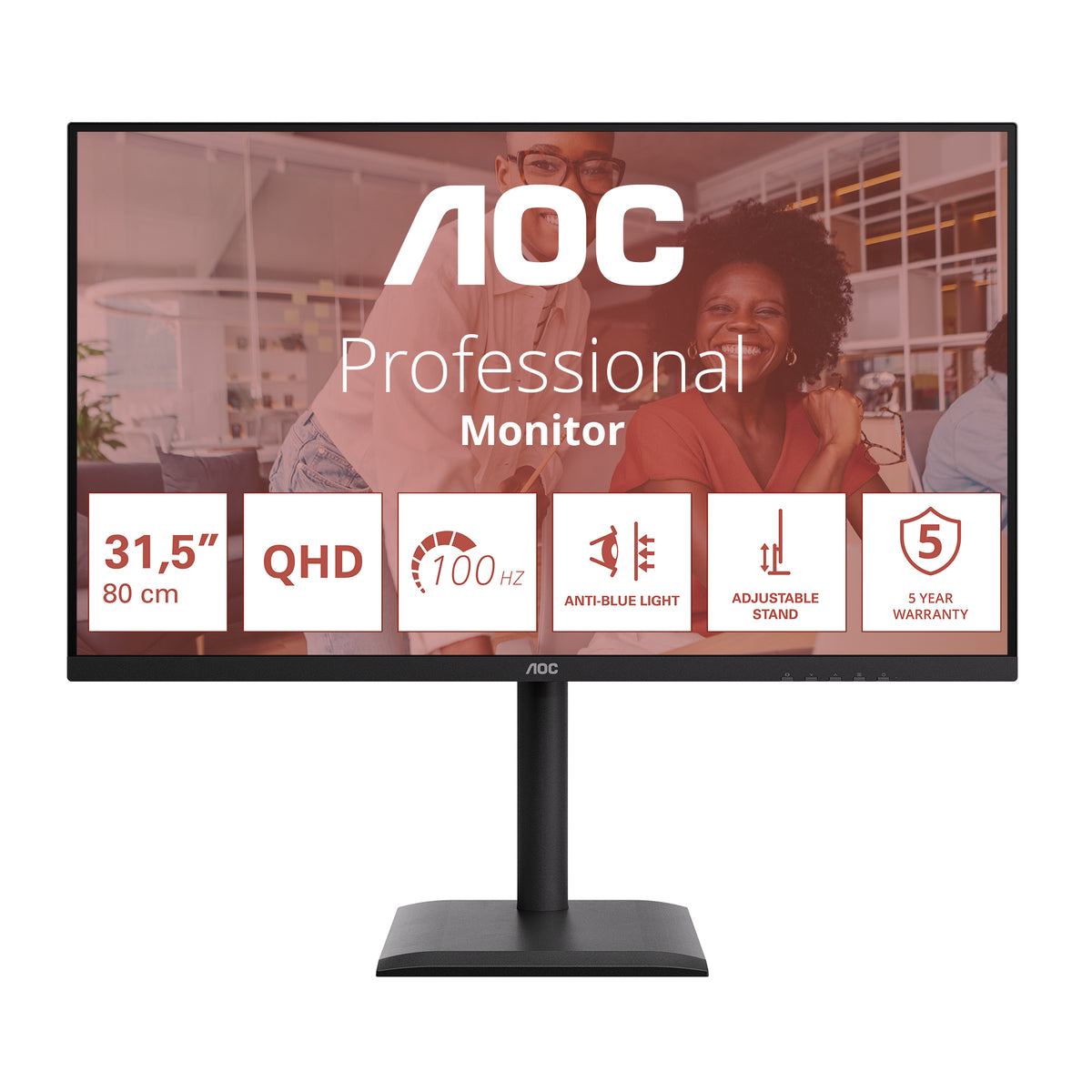 AOC E4 Series 32" QHD 100Hz - Écran LED IPS