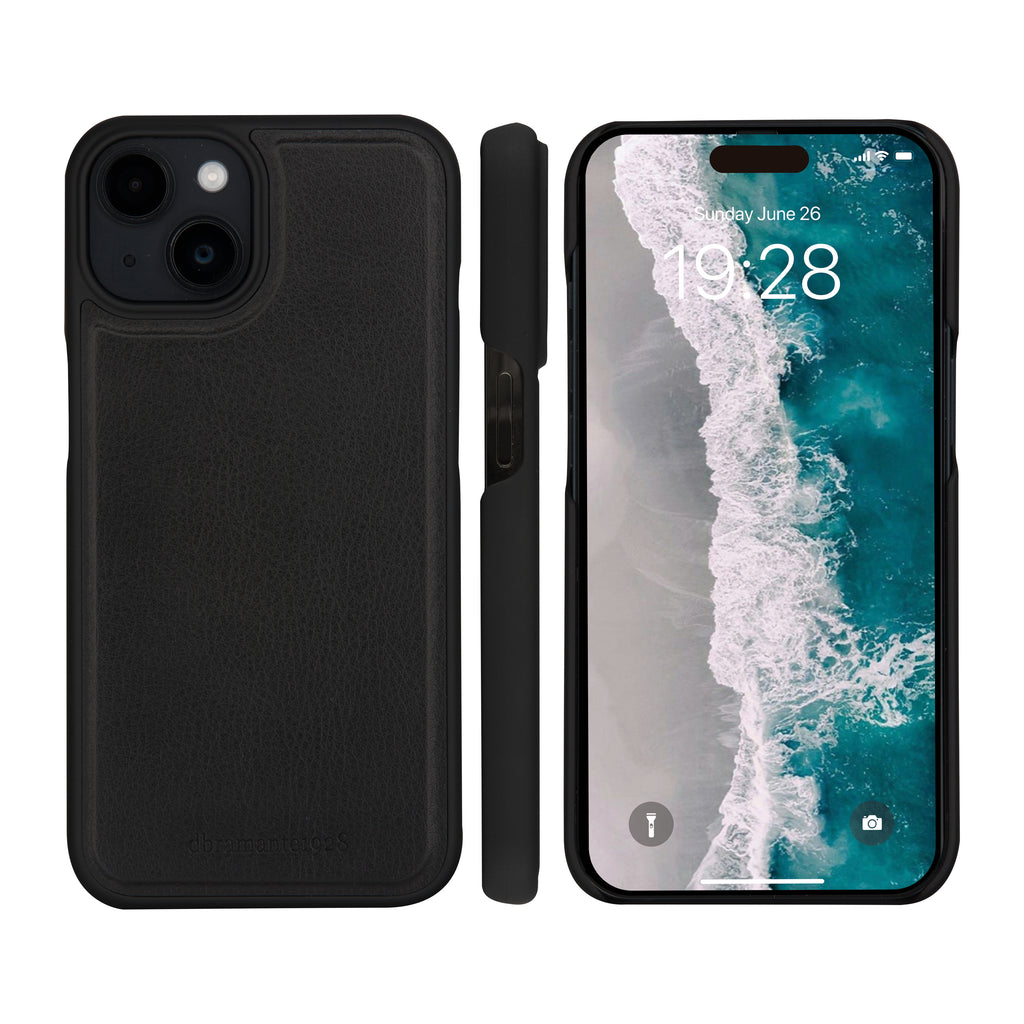 Étui iPhone 13 à 17e noir - DBRAMANTE1928