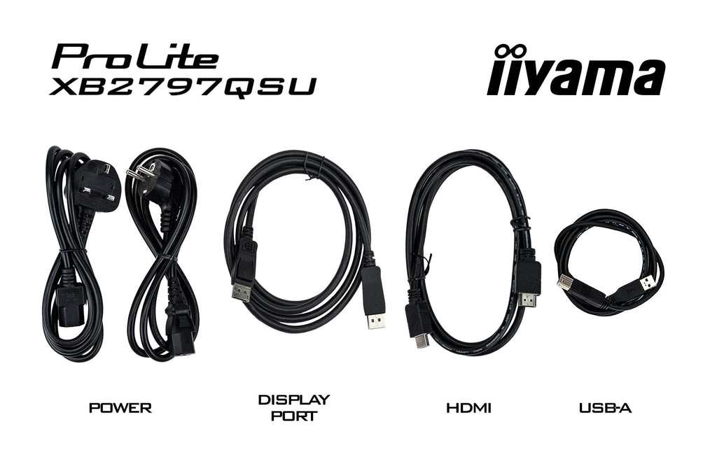 Écran LED IIYAMA 27" QHD - 75Hz - IPS - 1ms