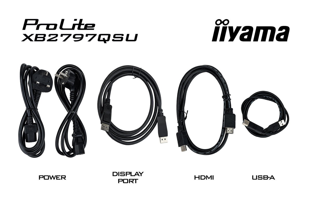 Écran LED IIYAMA 27" QHD - 75Hz - IPS - 1ms