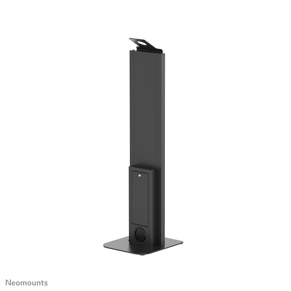 Pied tablette verrouillable acier noir - NEOMOUNTS
