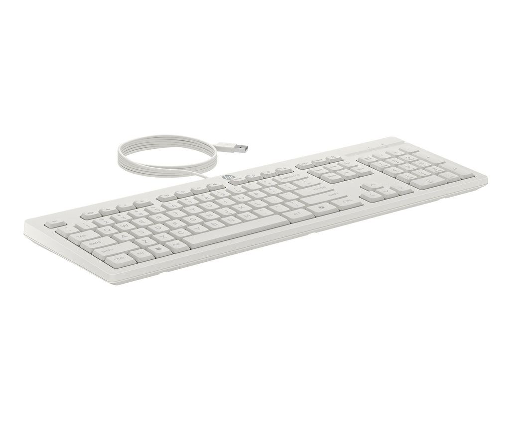 HP 225 Ensemble clavier souris ambidextre AZERTY blanc