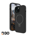 Coque iPhone 13 à 17e D3O + Béquille MagSafe Noir